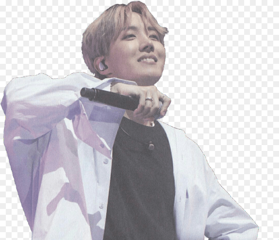 Bts Jung Hoseok And Jhope Image Girl, Microphone, Man, Male, Person Png