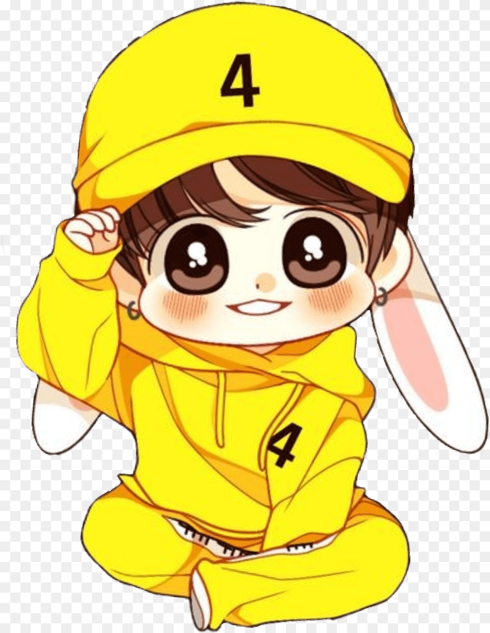 Bts Jungkook Cute Chibi Btsjungkook Chibi Bts Jungkook Cute, Clothing, Coat, Baby, Person Free Transparent Png