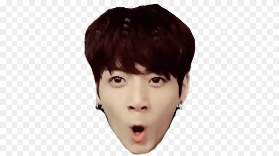 Bts Jungkook Funny Face, Boy, Head, Male, Person Free Png Download