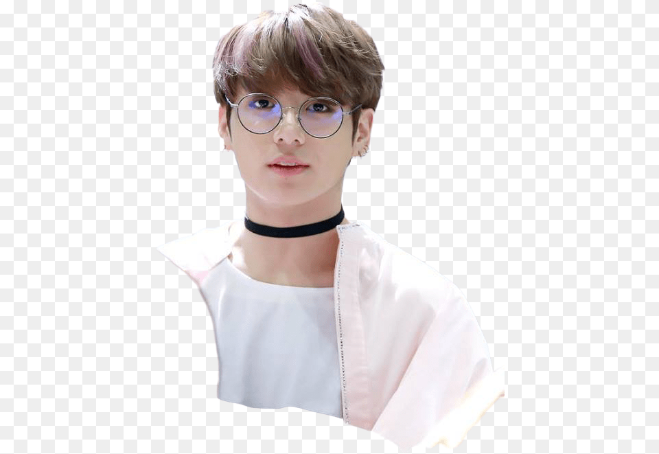 Bts Jungkook In Glasses, Accessories, Head, Portrait, Photography Free Png Download