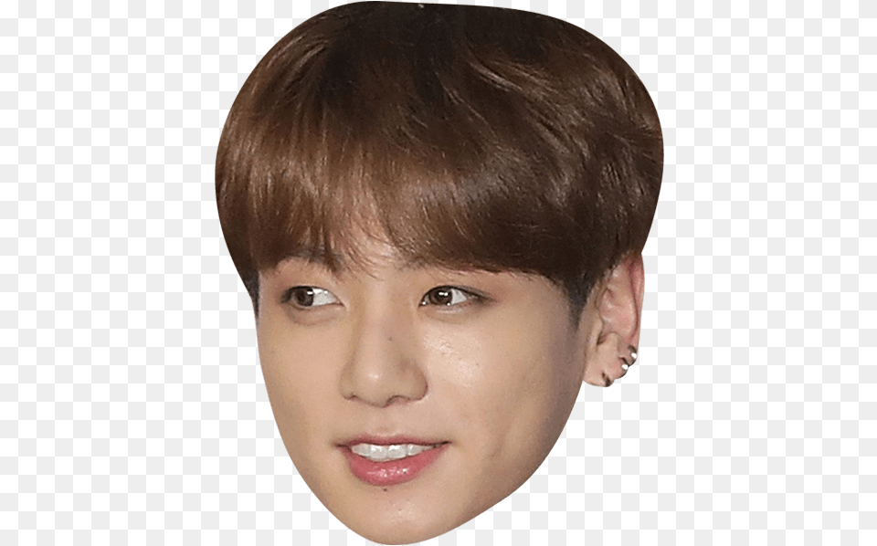 Bts Jungkook Only Face, Accessories, Person, Jewelry, Head Free Png
