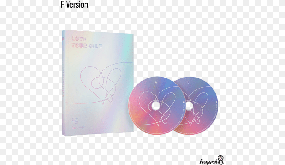Bts Love Yourself Answer Cd, Disk, Dvd, White Board Free Png Download