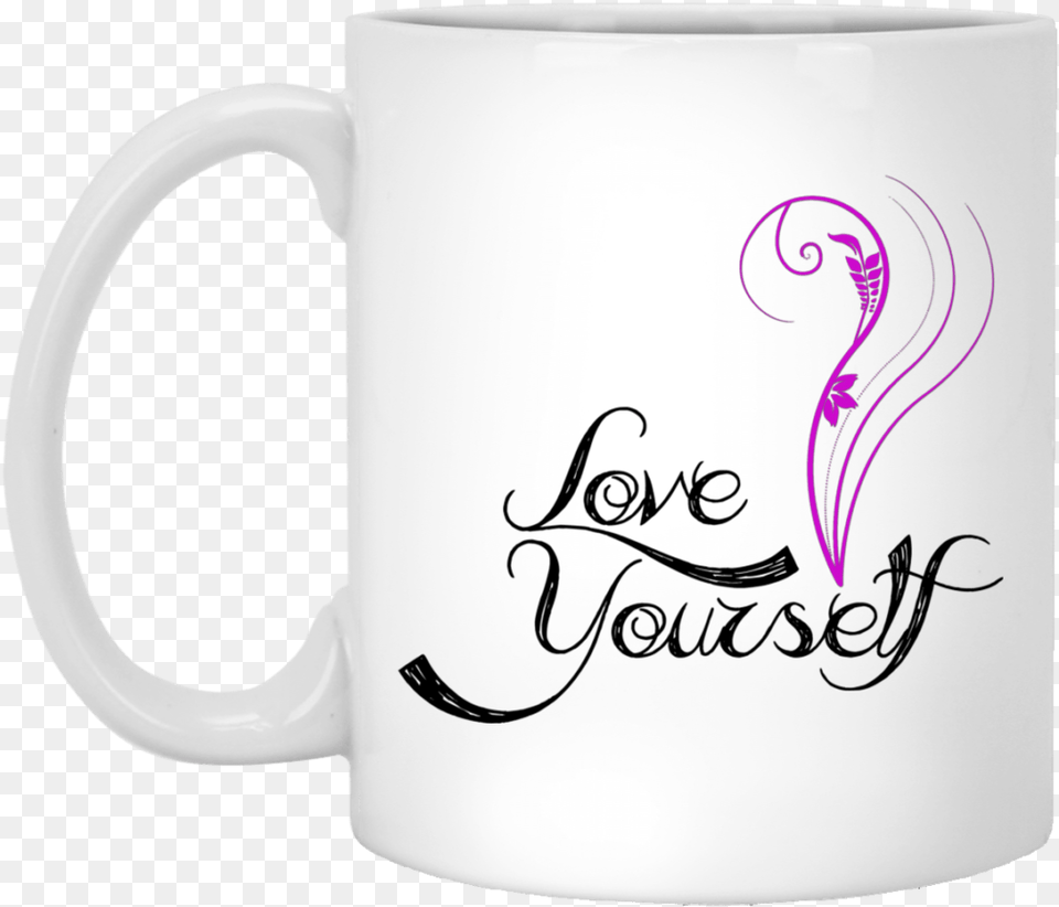 Bts Love Yourself White Mug Mug, Cup, Beverage, Coffee, Coffee Cup Free Png