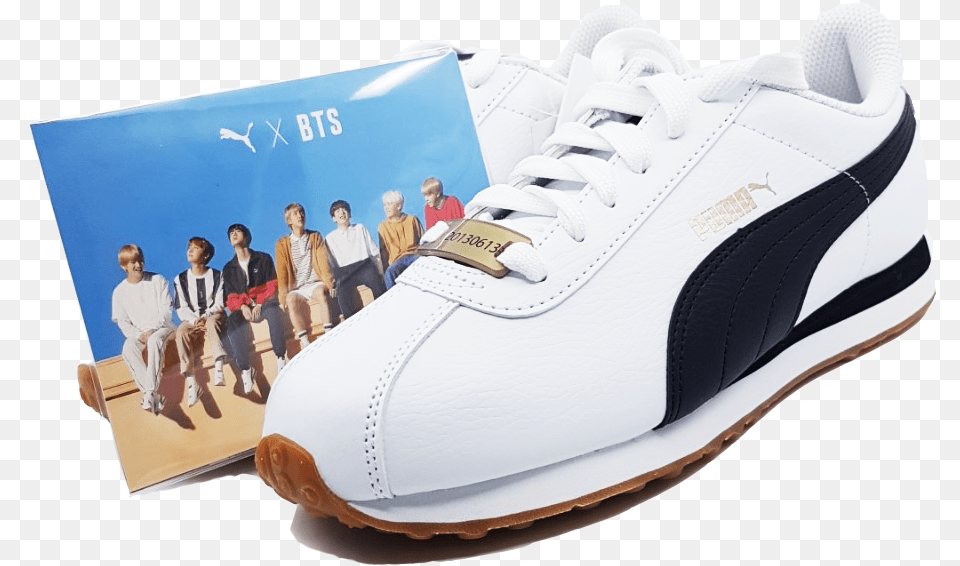 Bts Puma Shoes Court Star Gold, Clothing, Footwear, Shoe, Sneaker Free Png Download