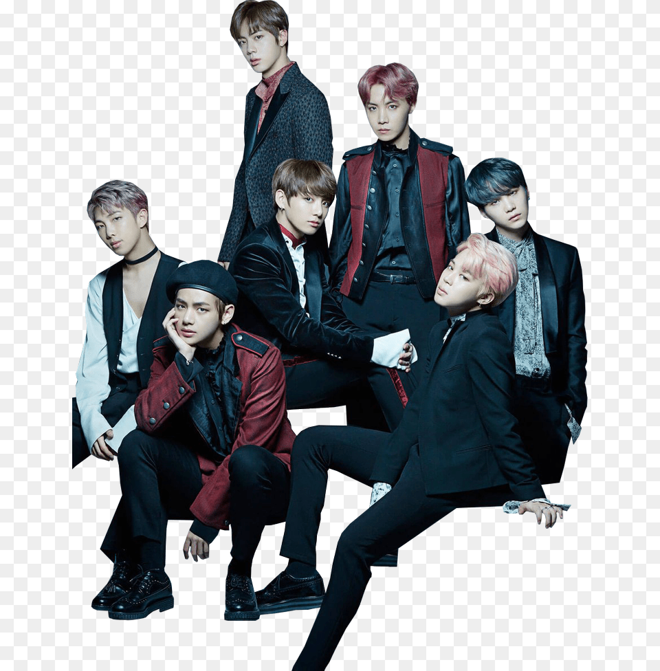 Bts Sexy Photo Group, Jacket, People, Person, Coat Free Png Download
