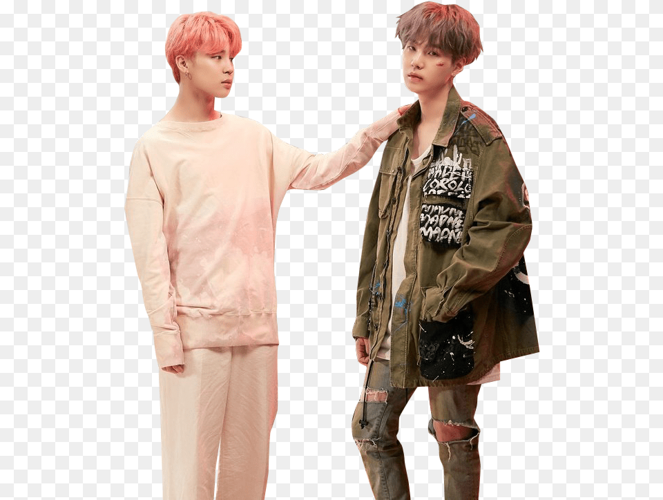 Bts Standing, Person, Clothing, Coat, Costume Png Image