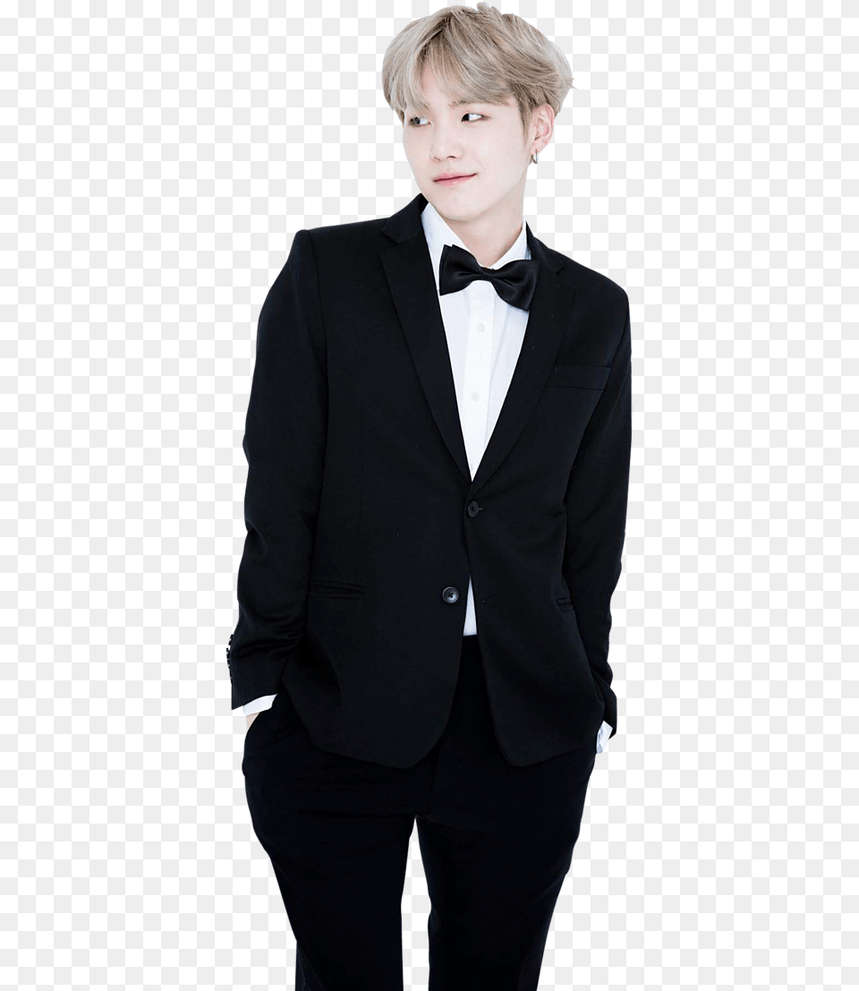 Bts Suga Suit Sticker Tags Suga In A Suit Gif, Accessories, Tie, Tuxedo, Formal Wear Free Png