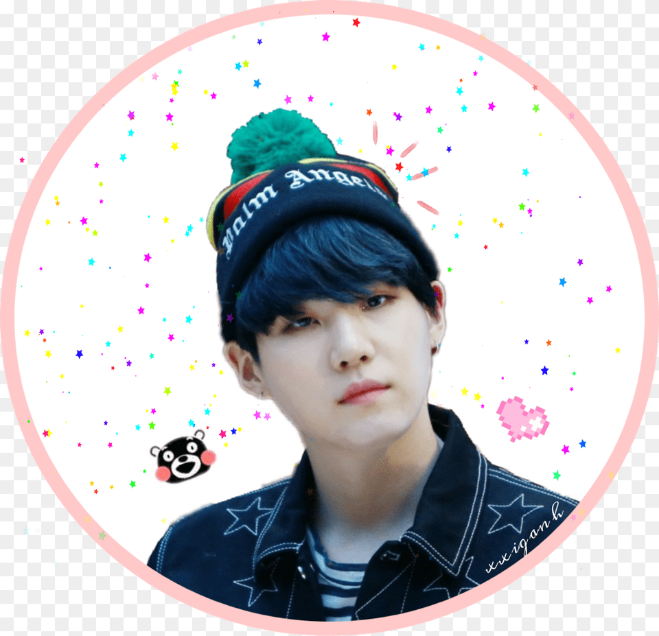 Bts Taegi Taehyung V Yoongi Bangtan Jin Bts Suga Stickers, Hat, Portrait, Photography, Cap Free Png Download