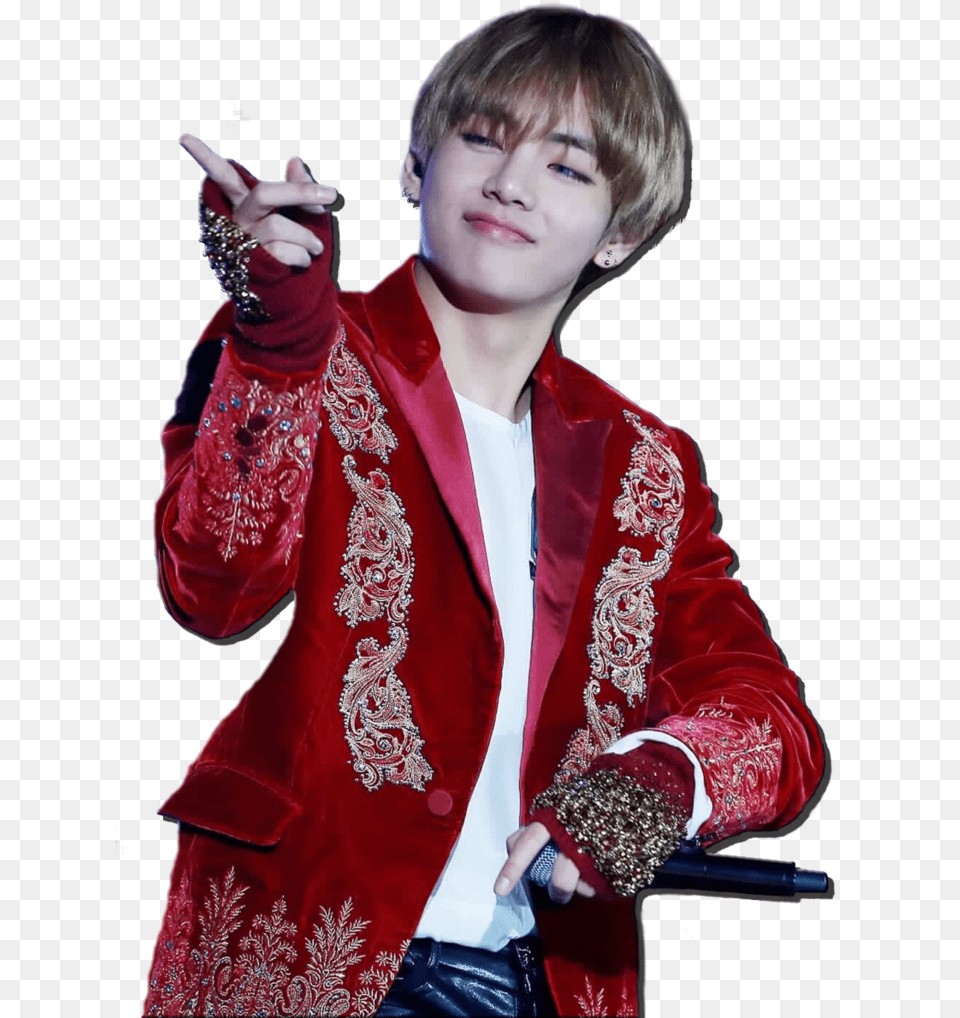 Bts V Banner Library Kim Taehyung Sexiest Man Alive, Blazer, Solo Performance, Person, Performer Free Png Download