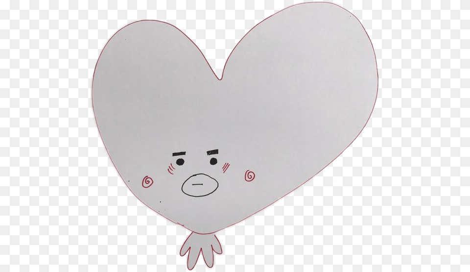 Bts V Heart Drawing Png