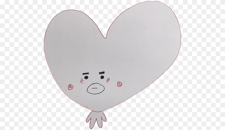 Bts V Heart Drawing Kim Taehyung Free Png