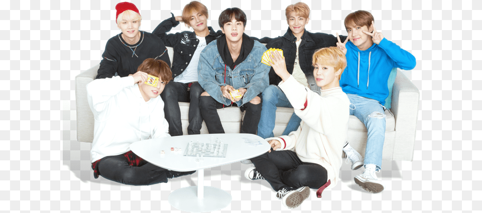Bts World 100 Event, Person, People, Couch, Furniture Free Transparent Png