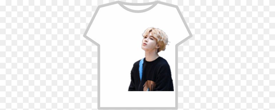 Btsjimin Roblox Jimin, T-shirt, Clothing, Adult, Sleeve Png