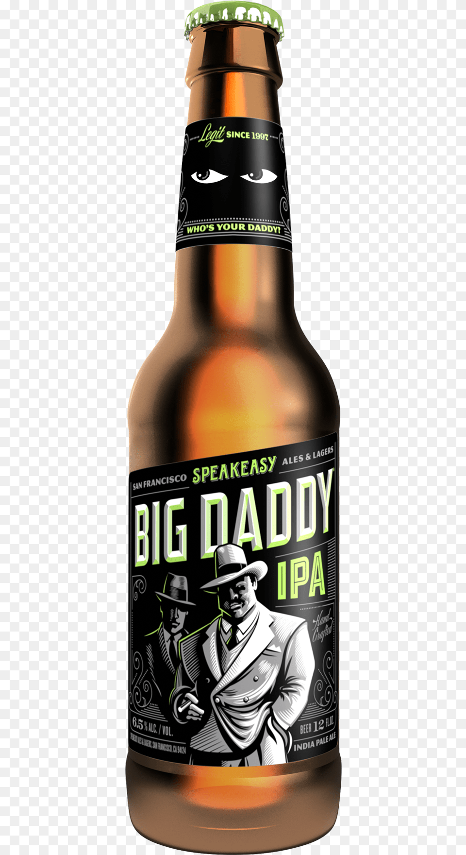 Bttl Solo Speakeasy Big Daddy Ipa, Liquor, Lager, Bottle, Beverage Free Png Download