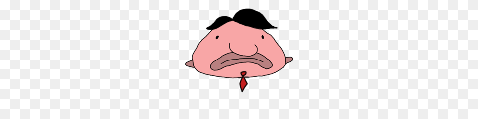 Bubba The Deep Sea Blob Fish Line Stickers Line Store, Face, Head, Person, Mustache Free Png Download