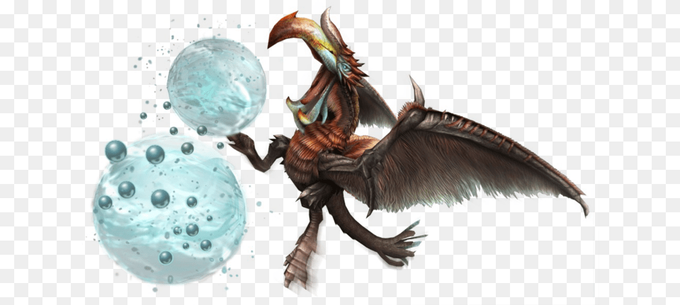 Bubble Blowing Baby Bird Monster Hunter Frontier Z Monsters, Adult, Female, Person, Woman Png Image