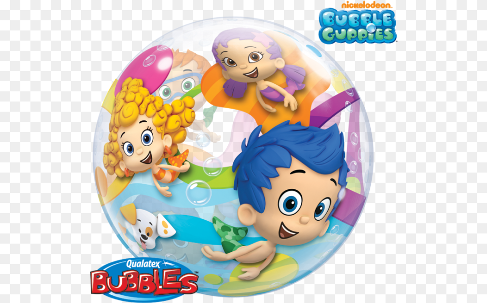 Bubble Bubble Guppies 22 Inch Bubble Balloontitle Bubble Guppies Bubble Balloon, Baby, Birthday Cake, Cake, Cream Png Image