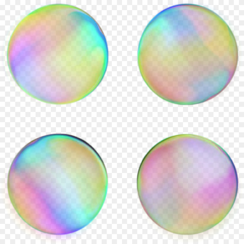 Bubble Bubbles Iridescent Holo Holographic Colorful Free Png Download