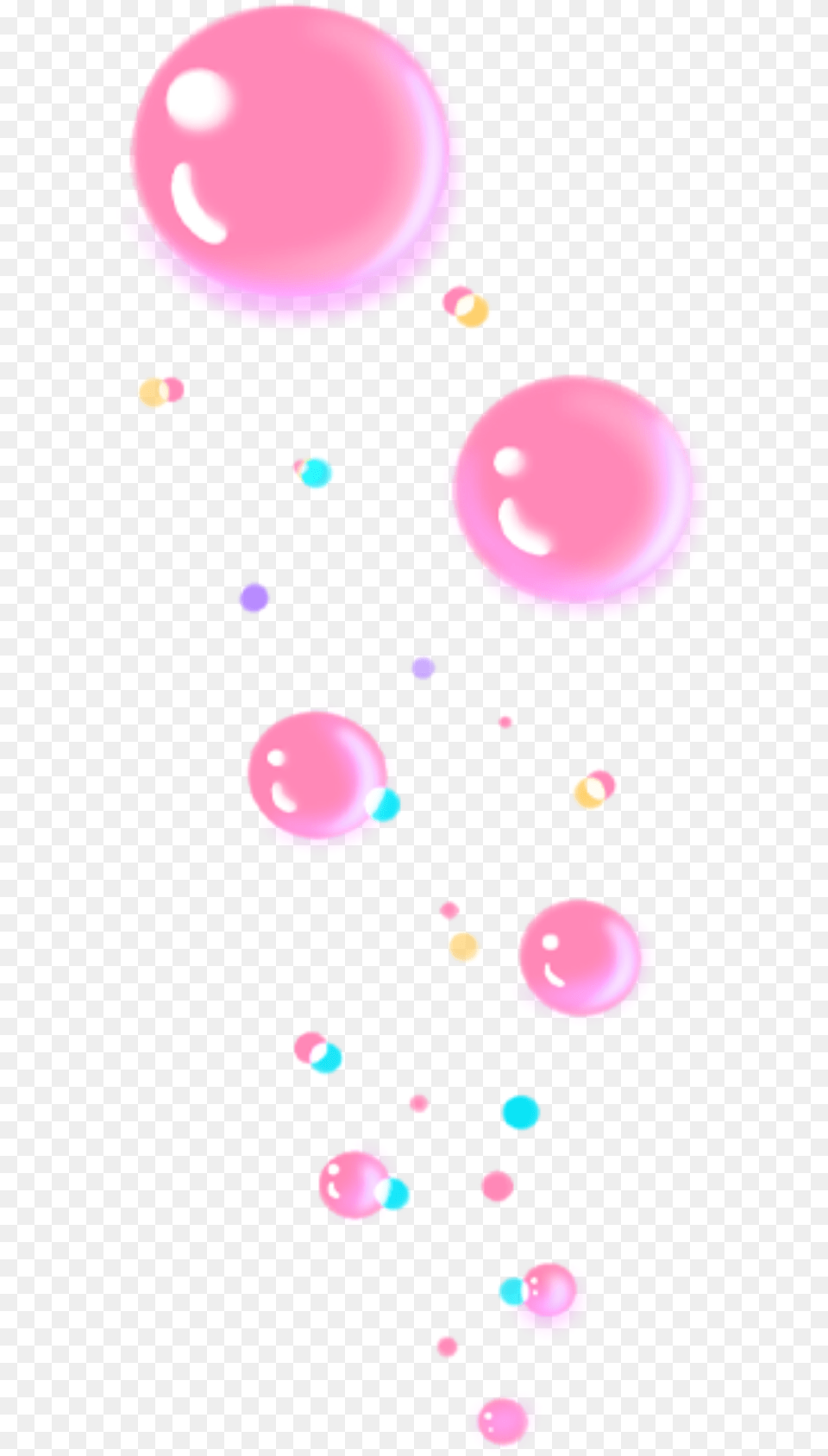 Bubble Bubbles Lighting Colorful Rainbow Blingbling Bubbles Animation, Paper, Purple, Confetti Png