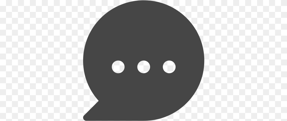 Bubble Chat Comment Conversation Message Notification Icon Circle, Disk Free Png Download