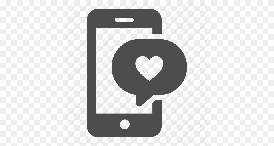 Bubble Chat Comment Heart Iphone Like Love Icon, Electronics, Phone, Mobile Phone Free Transparent Png