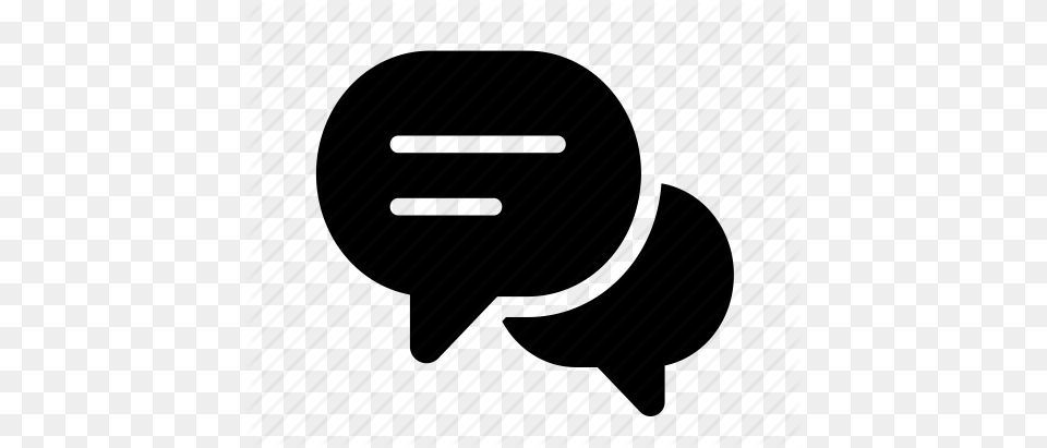Bubble Chat Comments Conversation Message Icon, Silhouette, Home Decor, Helmet, Clothing Png
