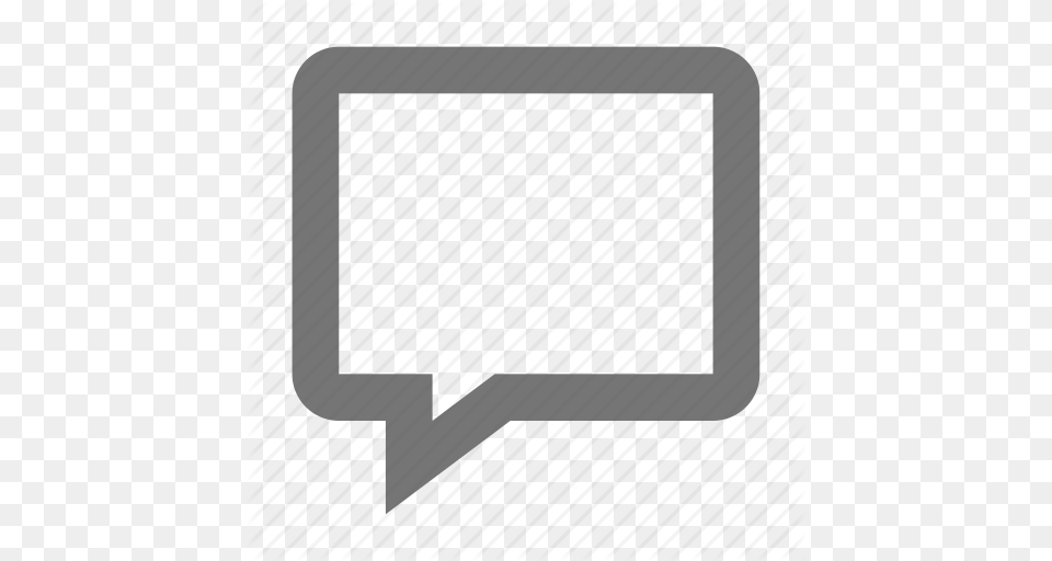 Bubble Chat Communication Conversation Empty Message Text Icon, Computer Hardware, Electronics, Hardware, Monitor Png