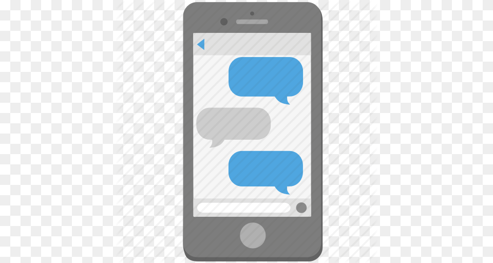 Bubble Chat Iphone Message Phone Smartphone Talk Icon, Electronics, Mobile Phone Png