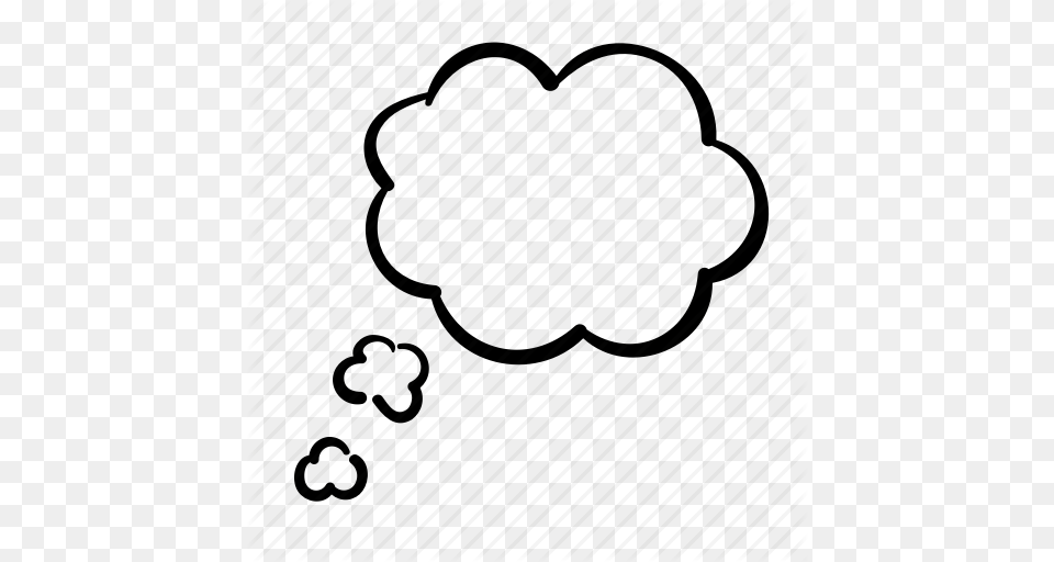 Bubble Cloud Dream Handdrawn Think Thinking Thought Icon, Body Part, Hand, Person Free Transparent Png