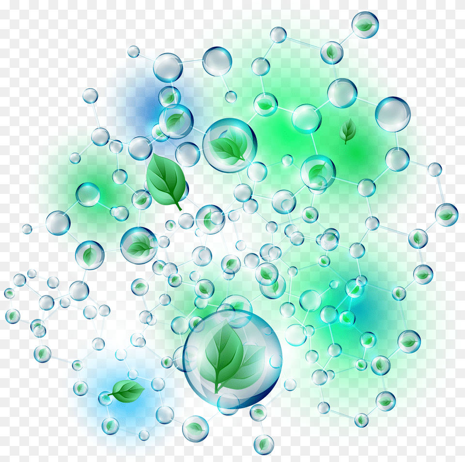 Bubble Drawing Hand Painted Green Bubbles, Art, Graphics, Droplet, Chandelier Free Transparent Png