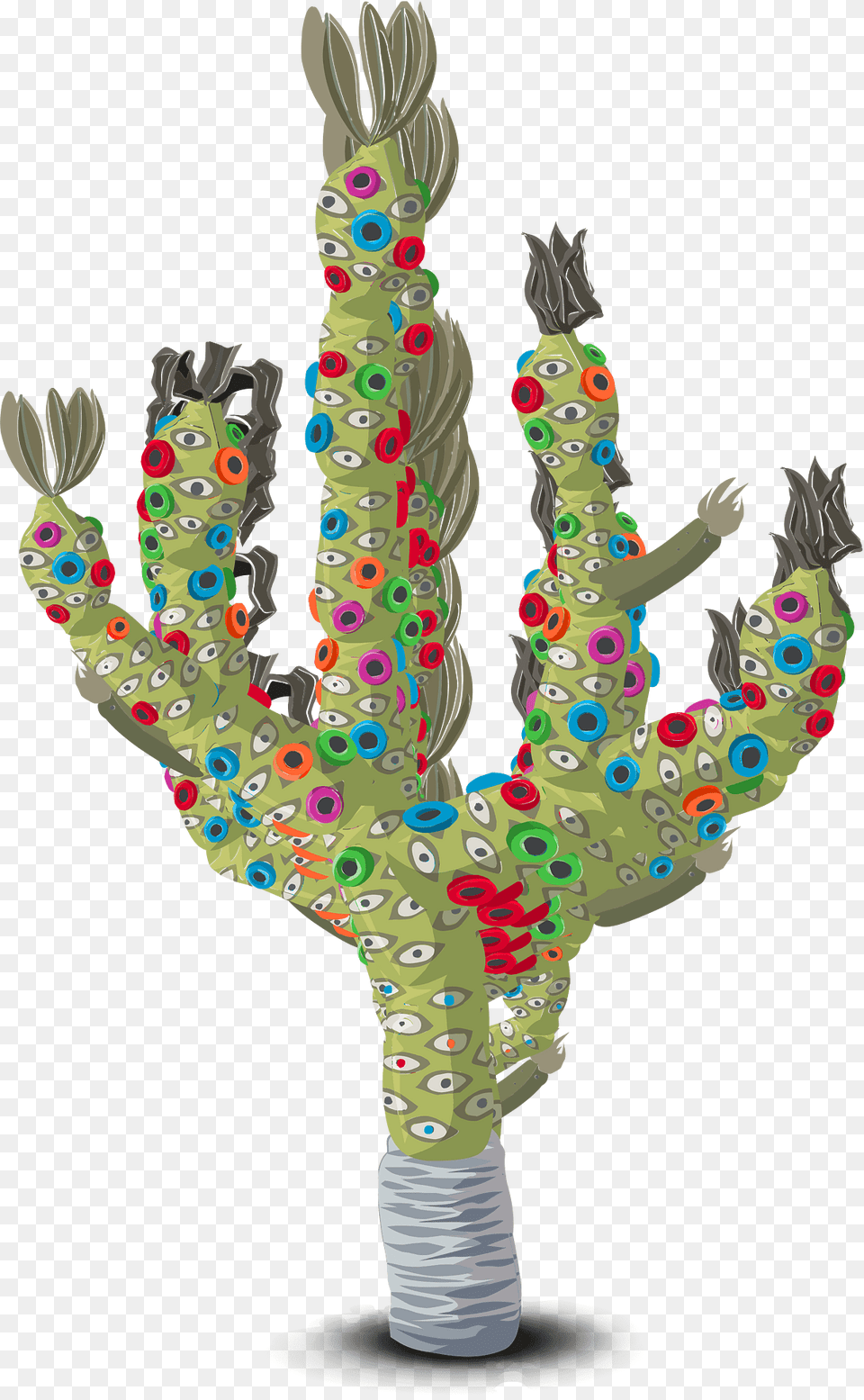 Bubble Fantasy Tree Clipart, Cactus, Plant Png Image