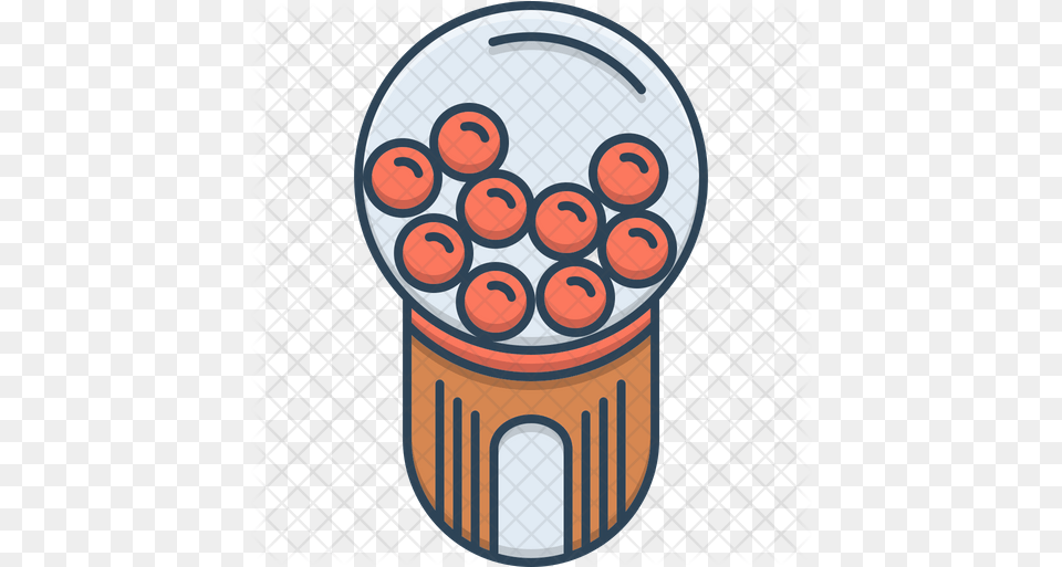 Bubble Gum Machine Icon Circle Free Png