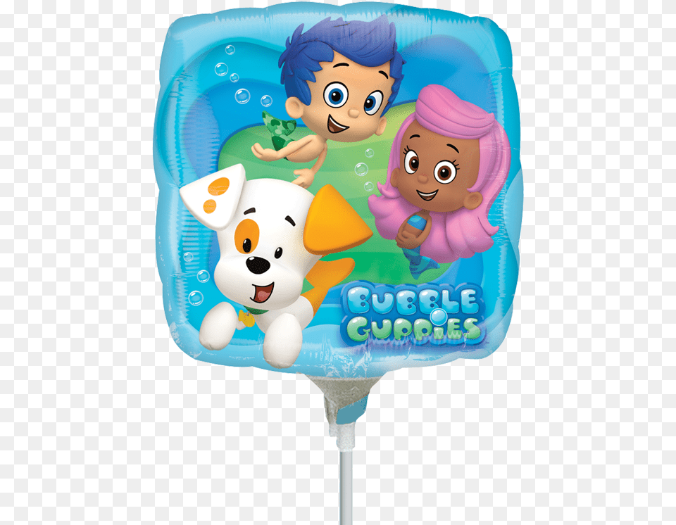 Bubble Guppies 9 Pulgadas Globo Metlico Bubble Guppies Bubble Guppies Happy Birthday, Cushion, Home Decor, Food, Sweets Free Png