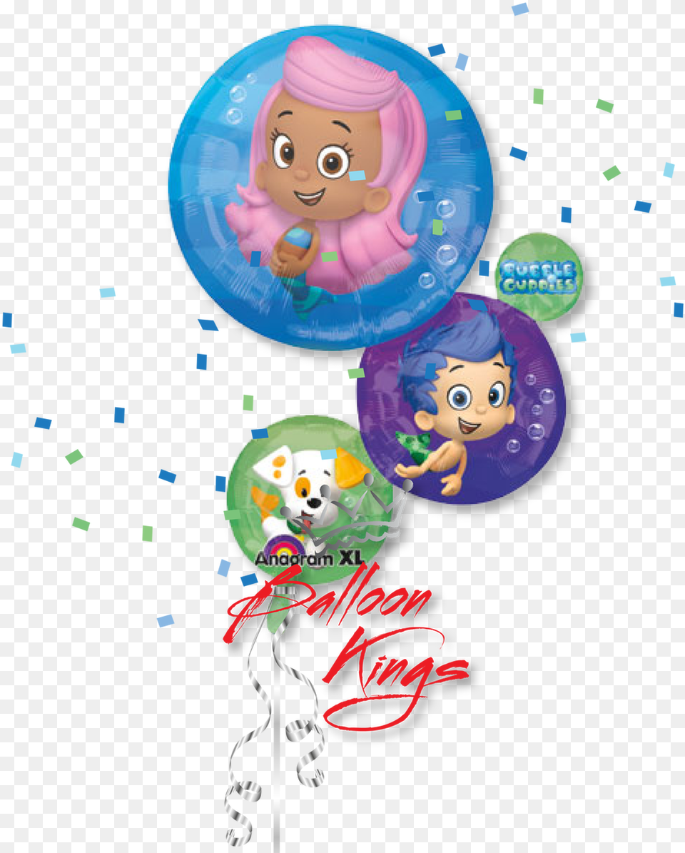 Bubble Guppies Balloon, Baby, Person Free Png