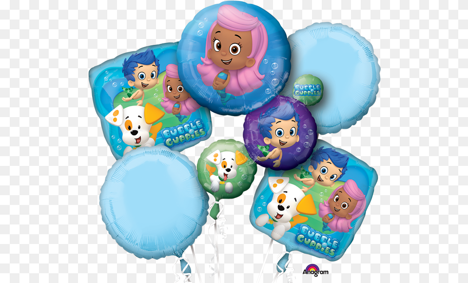 Bubble Guppies Birthday Party Supplies Party Supplies Bubble Guppies 2nd Birthday, Balloon, Baby, Person, Face Free Png