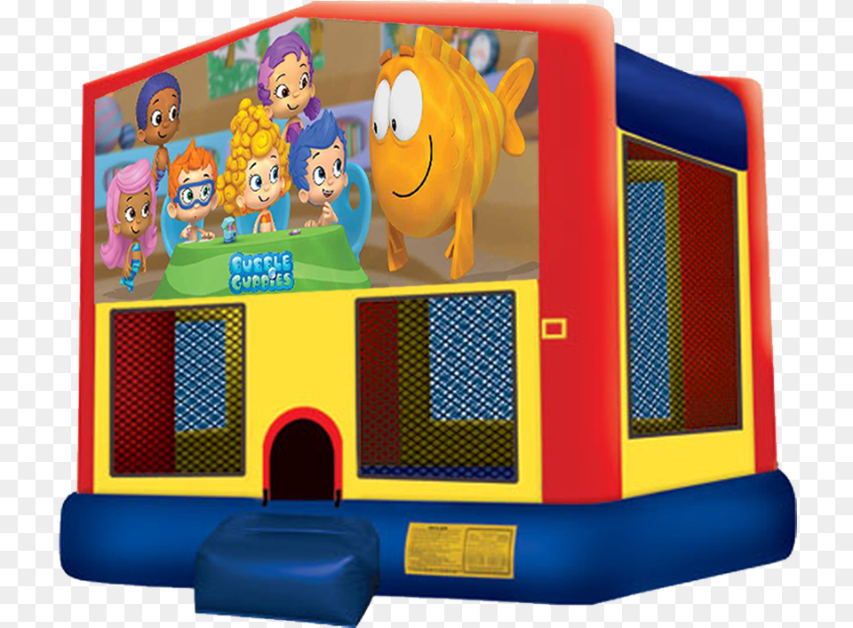 Bubble Guppies Bounce House Jumper Cars 3 Bounce House, Inflatable, Play Area, Indoors, Person Png
