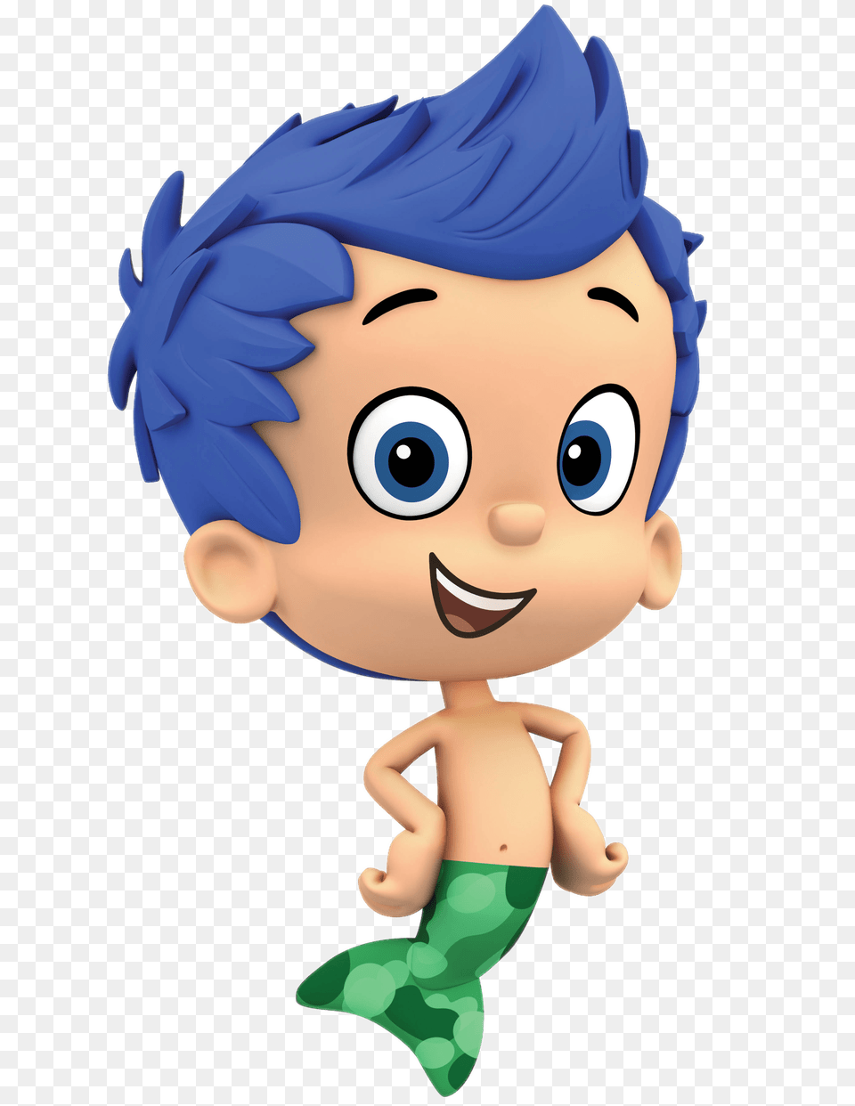 Bubble Guppies Gil, Baby, Person, Face, Head Free Png Download