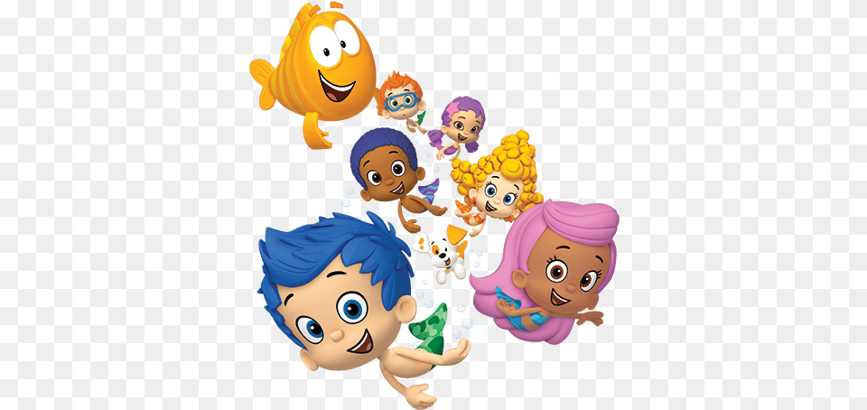 Bubble Guppies Logo Bubble Guppies For Women Edt Spray 34 Oz By Marmol, Baby, Person, Face, Head Png Image