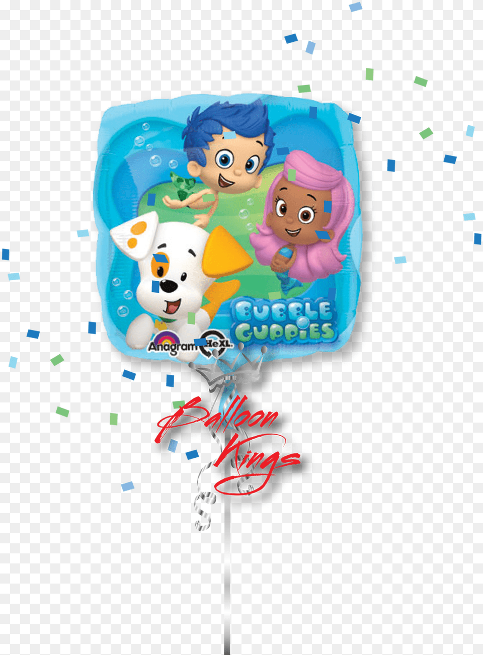 Bubble Guppies Square Bubble Guppie Balloons, Baby, Person, Head, Face Free Png Download