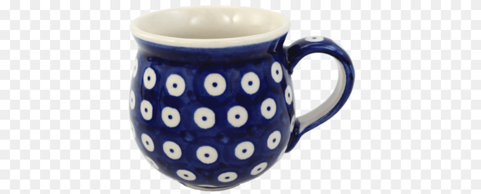 Bubble Mug In Polka Dot Pattern U2013 By Hand And Fire Earthenware, Cup, Pottery, Art, Porcelain Free Transparent Png