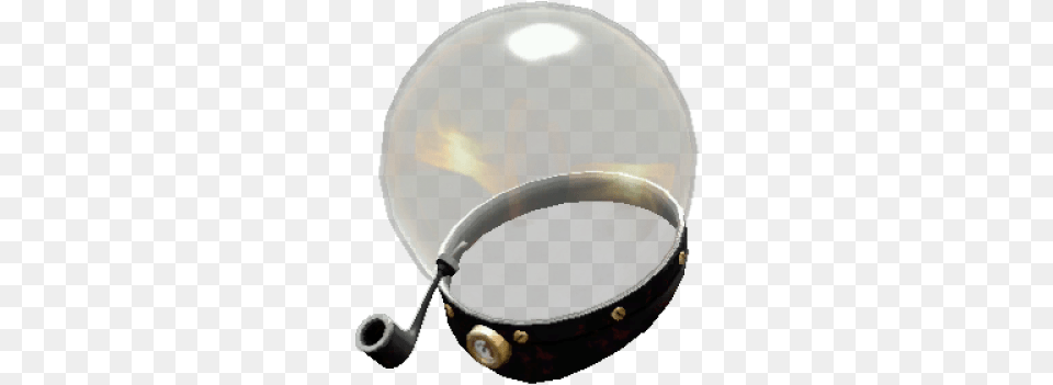 Bubble Pipe Object Giant Bomb Clear Space Helmet, Cooking Pan, Cookware, Accessories, Disk Png Image