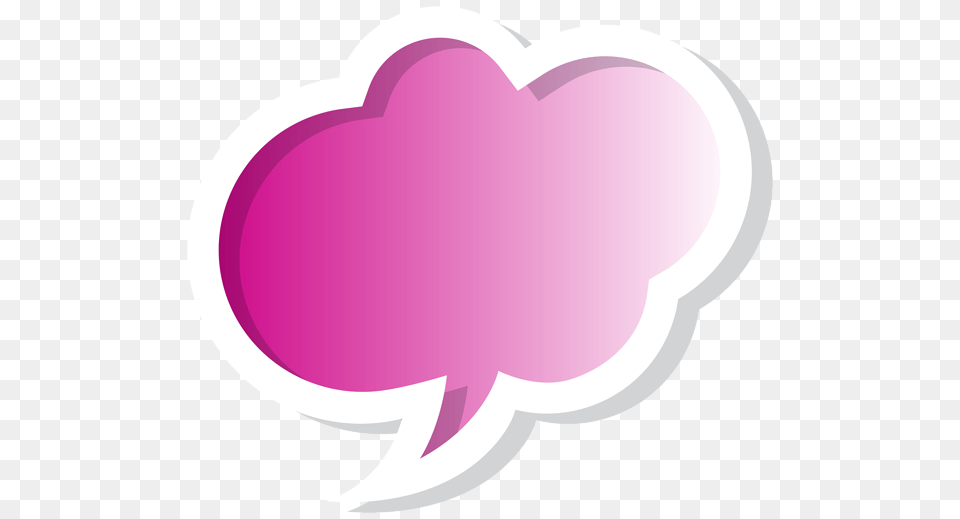 Bubble Speech Cloud Pink Clip Art Gallery, Purple, Sticker, Heart, Flower Png