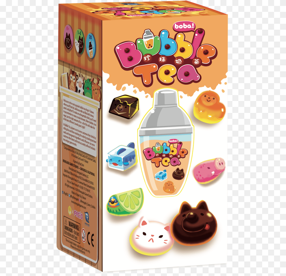 Bubble Tea Box No Shadow Cmyk 300 Bubble Tea Board Game, Food, Sweets Png