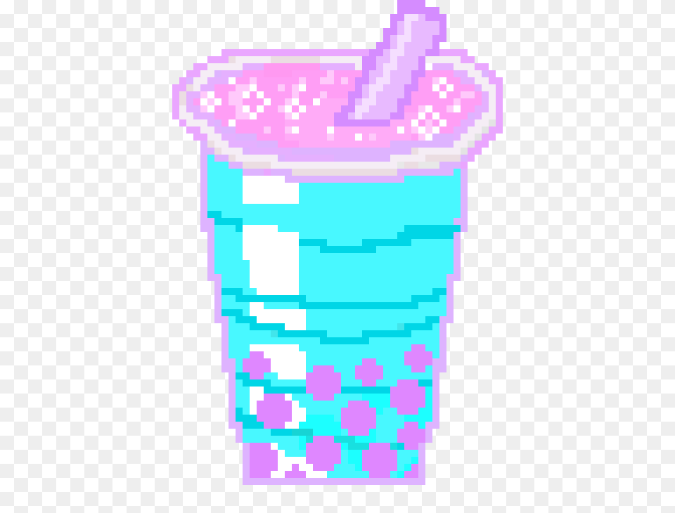 Bubble Tea Pixel Art Maker, Cream, Dessert, Food, Ice Cream Png