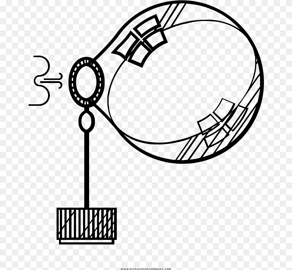 Bubble Wand Cap Coloring Blow Soap Bubbles Clipart Black And White, Gray Free Png