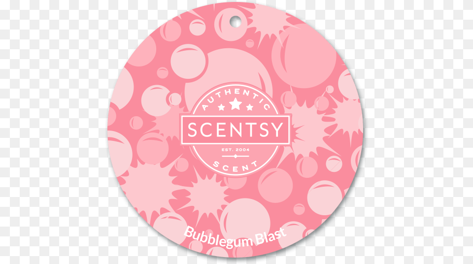 Bubblegum Blast Scent Circle Scentsy Scent Circle, Badge, Logo, Symbol, Disk Free Png Download