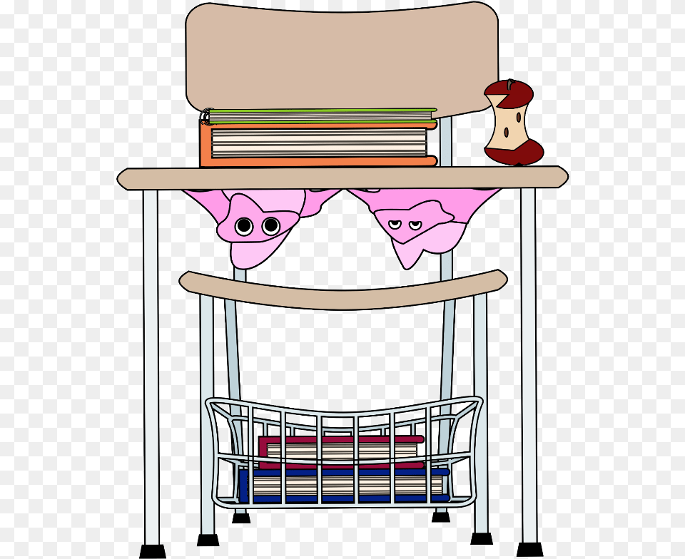 Bubblegum School Desk Ninagarman Student Freetoedit Chair, Furniture Png Image