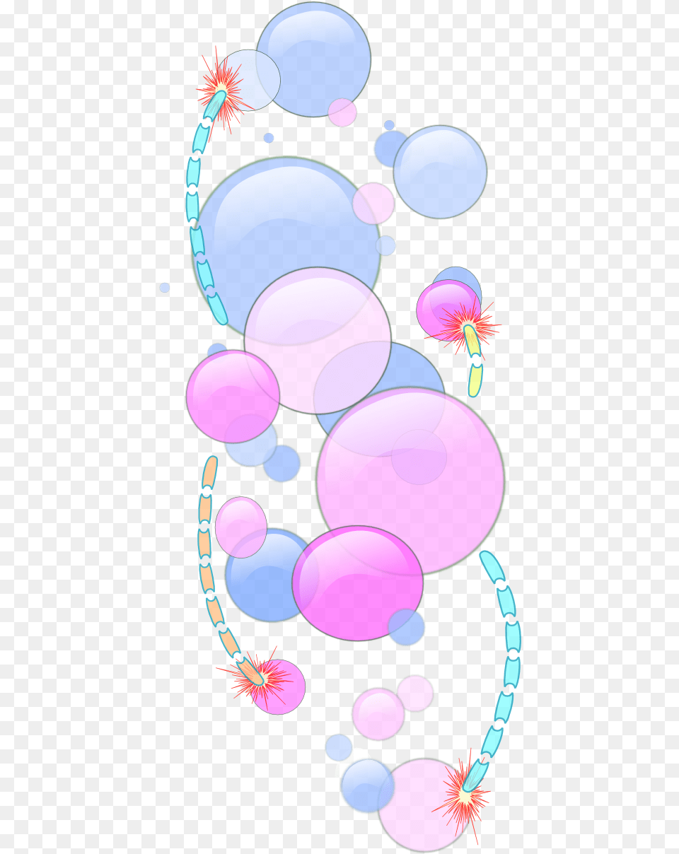 Bubbles And Worms Clipart, Art, Graphics, Pattern Png