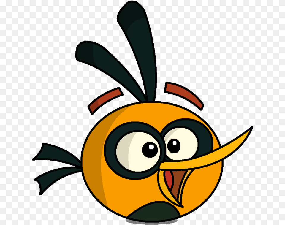 Bubbles Angry Birds Orange Toons Wiki Orange Angry Angry Bird Orange Bubble, Animal, Bee, Insect, Invertebrate Free Png Download