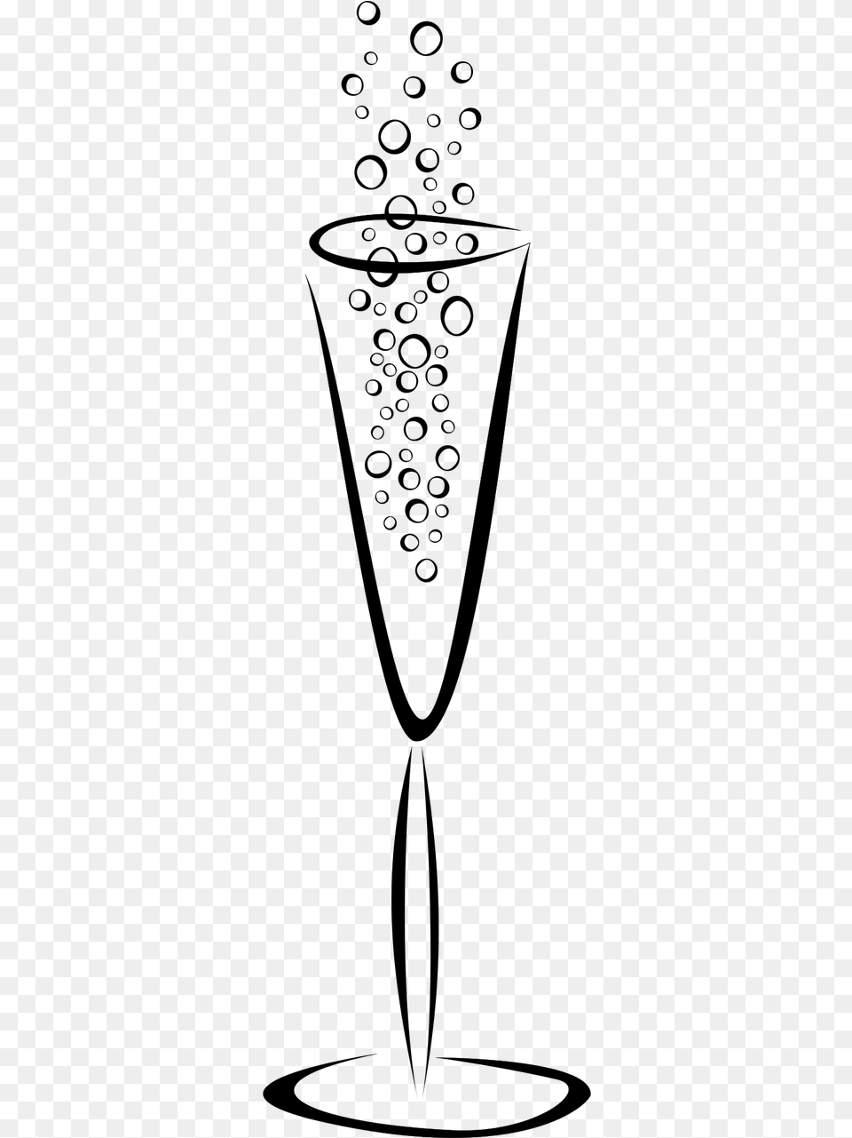 Bubbles Champagne Glass Picture Champagne Flute Clip Art, Gray Png Image